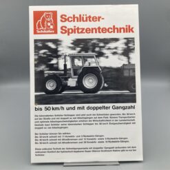SCHLÜTER Prospekt Schlepper bis 50km/h