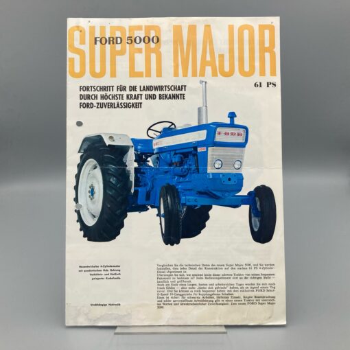 FORD Prospekt Traktor 5000 SUPER MAJOR
