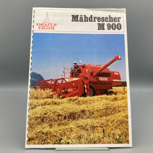 DEUTZ FAHR Prospekt Mähdrescher M900