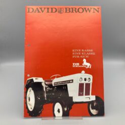 DAVID BROWN Prospekt Traktoren DB