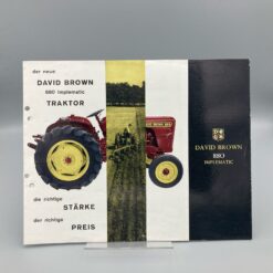 DAVID BROWN Prospekt Traktor 880 Implematic