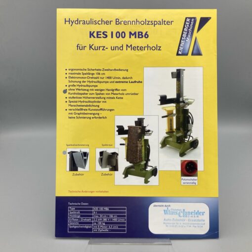 KIENESBERGER Prospekt Brennholzspalter