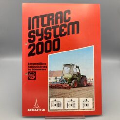 DEUTZ Prospekt Traktor Intrac System 2000