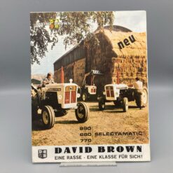 DAVID BROWN Prospekt Traktoren Selectamatic