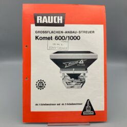 RAUCH Prospekt Großflächen-Anbau-Streuer "Komet"