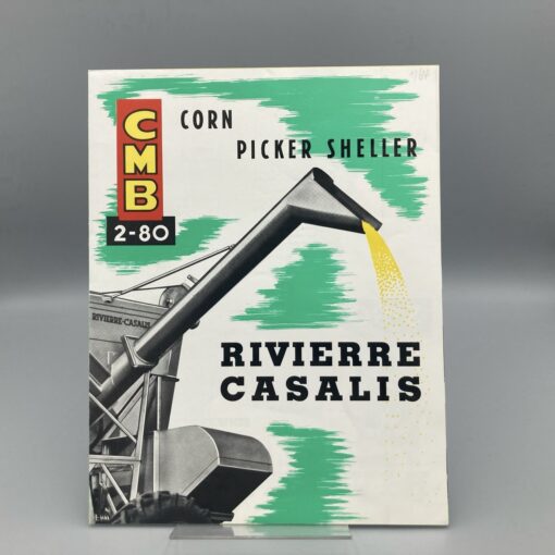 RIVIERRE-CASALIS Prospekt Maispflücker und Schäler, Corn picker sheller
