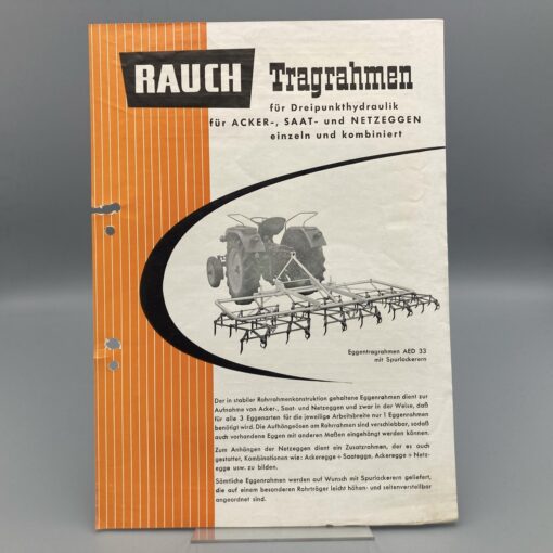 RAUCH Prospekt Tragrahmen