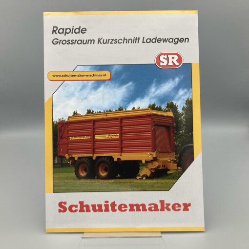 SCHUITEMAKER Prospekt Grossraum Kurzschnitt Ladewagen "Rapide"