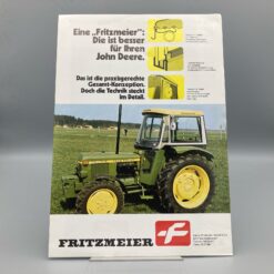 FRITZMEIER Prospekt Verdeck-Kabine für JOHN DEERE-Traktoren
