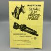 HAUPTNER Prospekt Pferde-Schermaschine