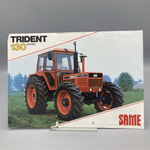 SAME Prospekt Traktor TRIDENT 130 Export