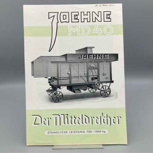 JAEHNE Prospekt Mitteldrescher