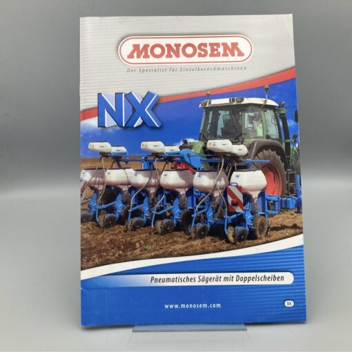 MONOSEM Prospekt Sägerät mit Doppelscheiben