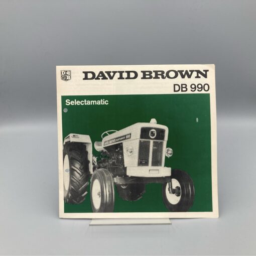 DAVID BROWN Prospekt Traktoren DB990 Selectamatic