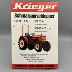 KRIEGER Prospekt Schmalspurschlepper