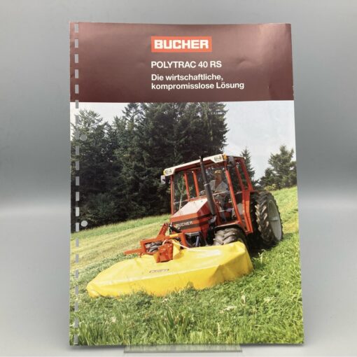 BUCHER Prospekt Kleintraktor POLYTRAC 40 RS