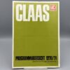 CLAAS Programm 1970/71