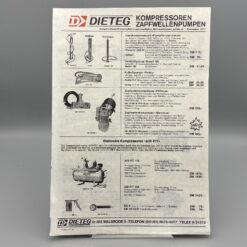 DIETEG Preisliste Kompressoren, Zapfenwellenpumpen