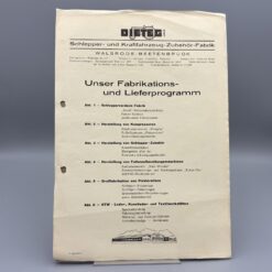 DIETEG Prospekt Lieferprogramm