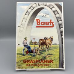 BAUTZ Prospekt Grasmäher mit Stahlgetriebe