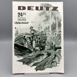 DEUTZ Prospekt Dieselschlepper 24PS