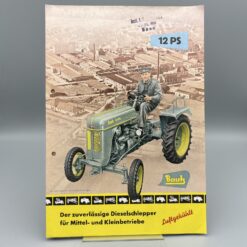 BAUTZ Prospekt Dieselschlepper für Mittel- und Kleinbetriebe