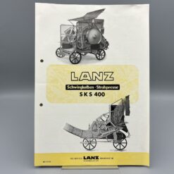 LANZ Prospekt Schwingkolben Stohpresse SKS 400