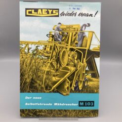 CLAEYS Prospekt selbstfahrender Mähdrescher M103
