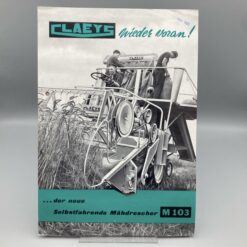 CLAEYS Prospekt selbstfahrender Mähdrescher M103