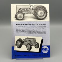 MASSEY-FERGUSON Prospekt Dieselschlepper TE-F 27 PS