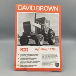 DAVID BROWN Prospekt Traktor Agri-King 1270