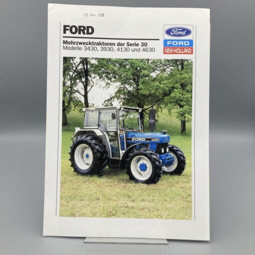 FORD NEW HOLLAND Prospekt Traktoren Serie 30