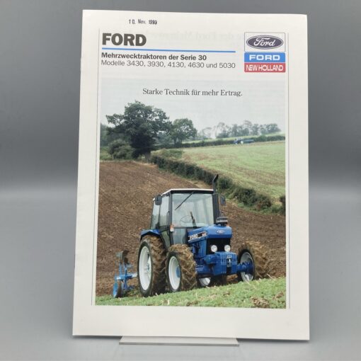 FORD NEW HOLLAND Prospekt Traktoren Serie 30