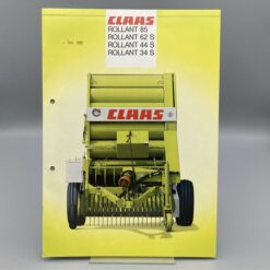CLAAS Prospekt Pressen ROLLANT 85/62S/44S/34S