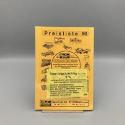 MÜLLER Preisliste Programm 1990