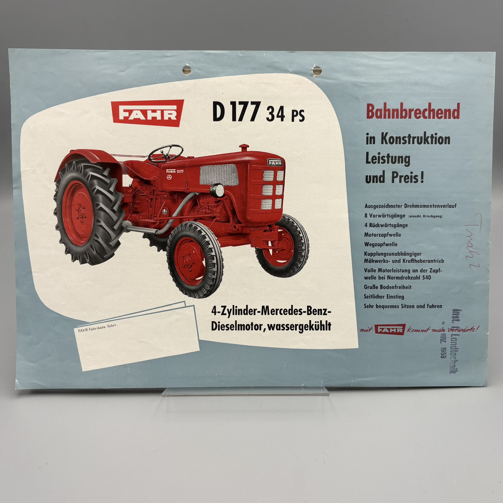 DEUTZ-FAHR Prospekt D177 34PS