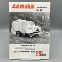 CLAAS Prospekt Information Nr. 68
