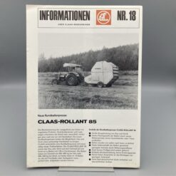 CLAAS Prospekt Information Nr. 18