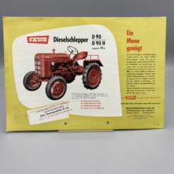 DEUTZ-FAHR Prospekt Dieselschlepper D90 12PS