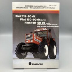 FIATAGRI Prospekt Großtraktoren Fiat 115-90dt, 130-90dt turbo, 140-90dt turbo