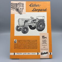 EICHER Prospekt Traktoren "Leopard" 15PS