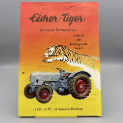 EICHER Prospekt Traktoren "Tiger"