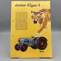 EICHER Prospekt Traktoren "Tiger 2"
