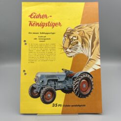 EICHER Prospekt Traktoren "Königstiger"