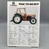 FIATAGRI Prospekt Traktor Fiat 70-66dtF