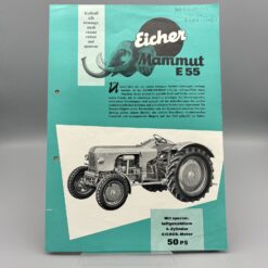 EICHER Prospekt Traktor MAMMUT E55