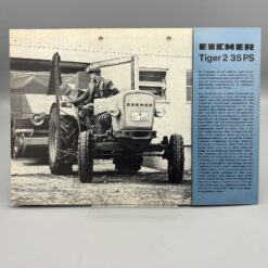 EICHER Prospekt Schlepper Tiger 2 35PS