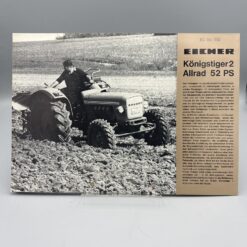 EICHER Prospekt Schlepper Königstiger 2 Allrad 52PS