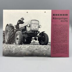 EICHER Prospekt Schlepper Königstiger 45PS