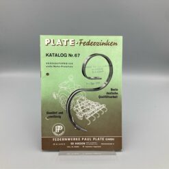 PLATE Katalog Nr. 67 Federzinken